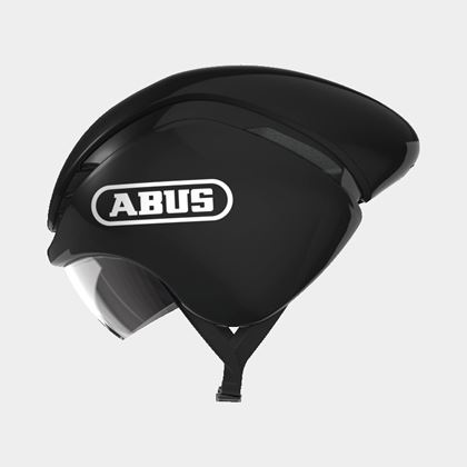 ABUS GameChanger TT Shiny Black, Cykelhjälm