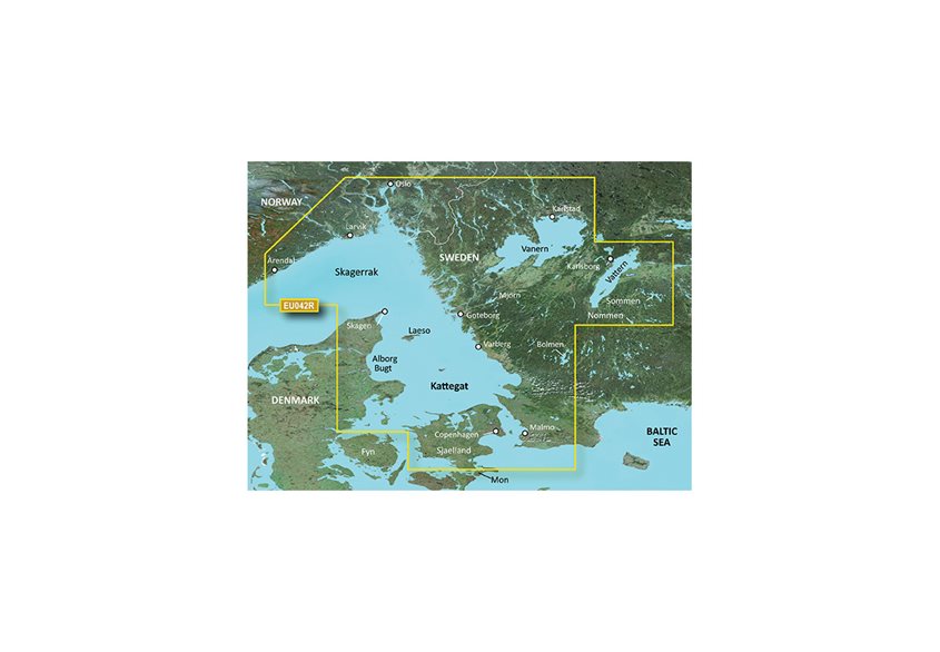 Garmin Oslo - Trelleborg HXEU042R - BlueChart g3 mSD / SD, Kartat & Ohjelmistot