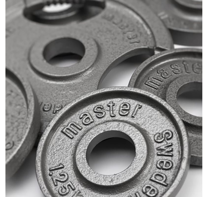 Master Fitness Viktpaket Järn 120 kg, Viktpaket järn