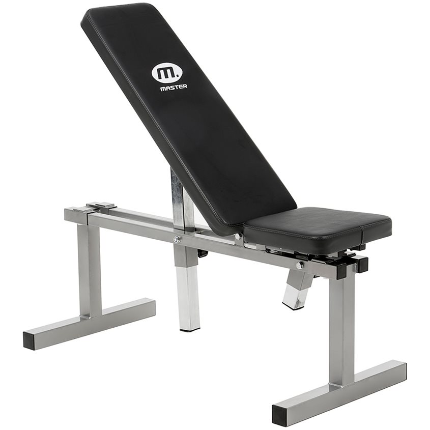 Master Fitness Master Træningsbænk Sølv I