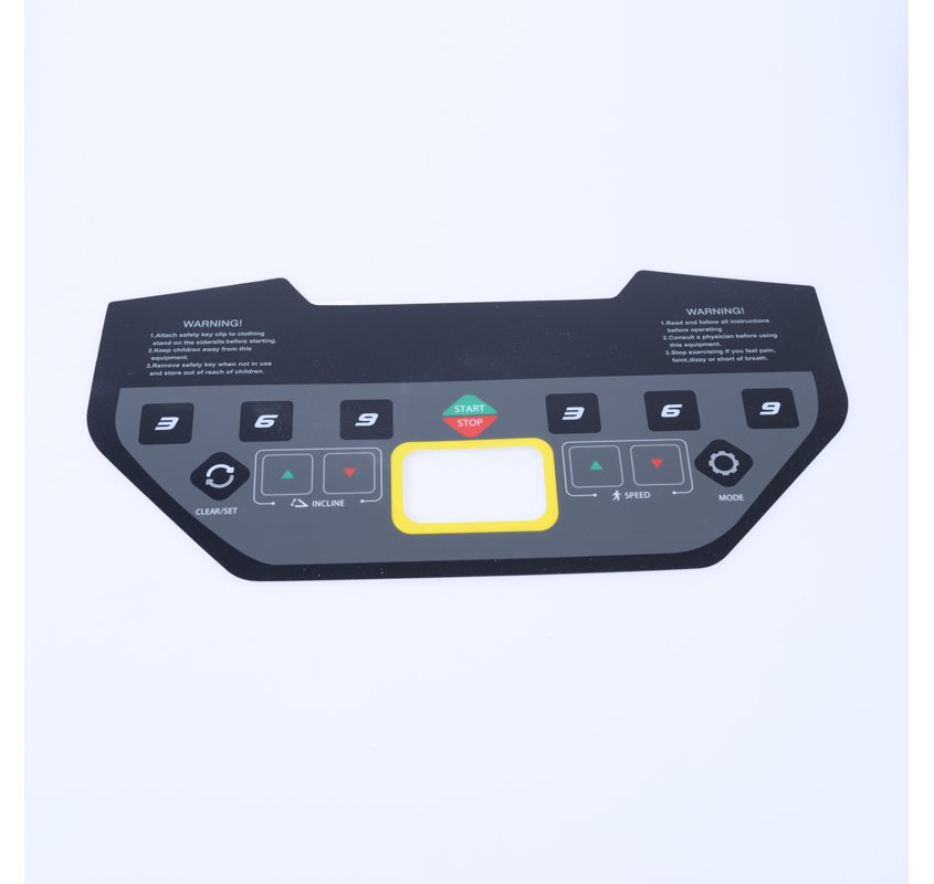 Master Fitness Decal Console T30