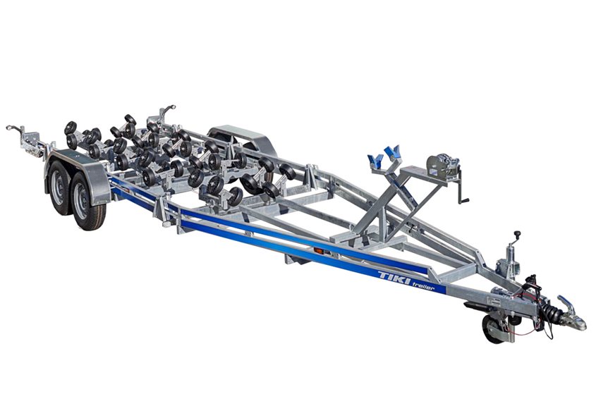 Tiki BP3500-DRB Multirullar, Båttrailer bromsad