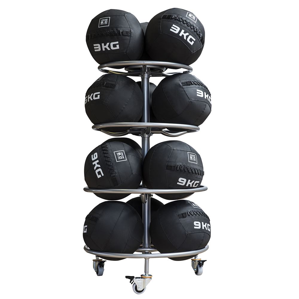 Master Fitness Rack Wallball Ställning bollar