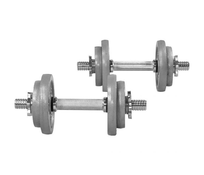 Gorilla Sports Hantlar IRON Gjutjärn - 2x10kg