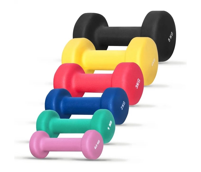 Gorilla Sports Vinylhantelpaket - Totalt 31kg