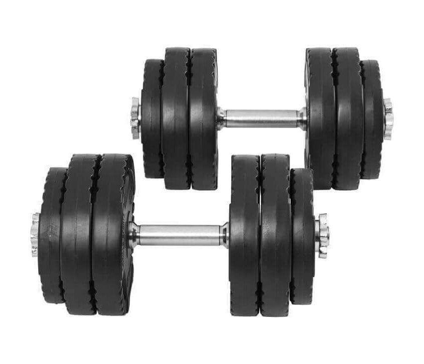 Gorilla Sports Hantlar PRO Trigrip - 2x15 kg