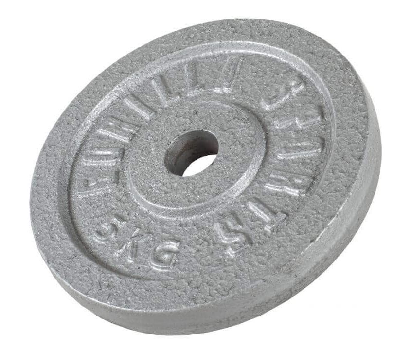 Gorilla Sports IRON Silver, Viktskivor järn