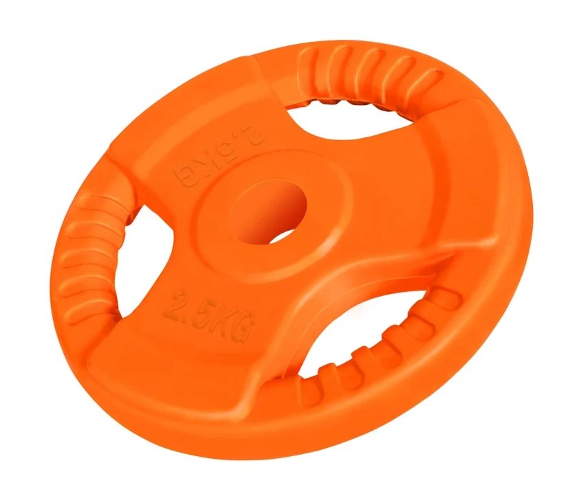 Gorilla Sports Vektskiver Trigrip 31 mm, Vektskiver Gummi
