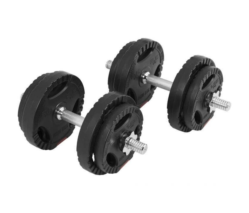 Gorilla Sports Hantlar PRO Trigrip- 2x10kg
