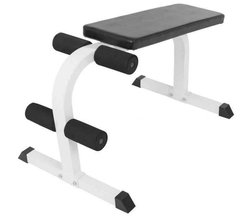 Gorilla Sports Sittebenk Robust - Hvit, Magebenk