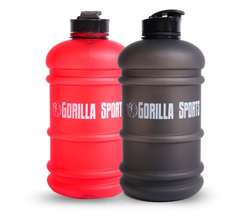 Gorilla Sports Vannflaske GS Gallone - 2,2 liter, Shakers