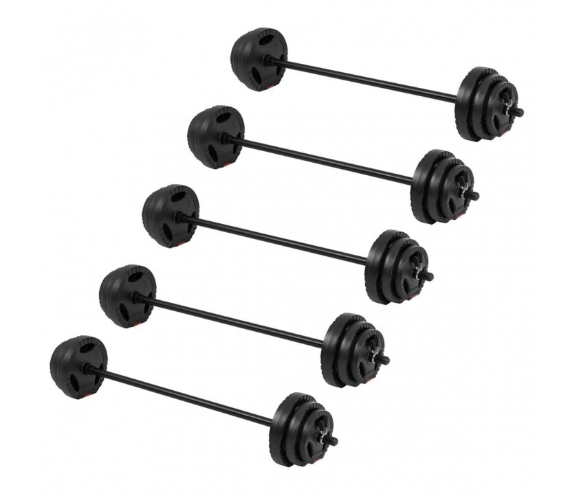 Gorilla Sports Vektstangpakke - 100 kg, Pump set