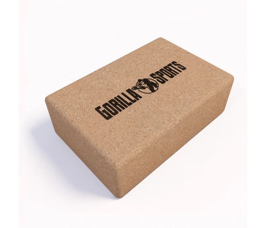 Gorilla Sports Yogablokk Cork, Yoga Blokker