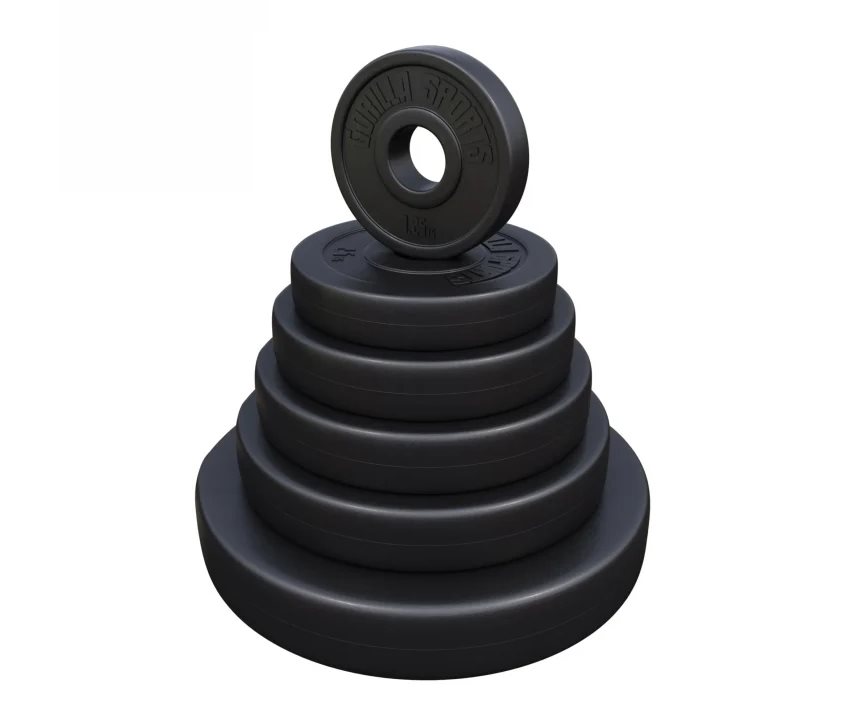 Gorilla Sports Vektplater Basic 51 mm Sement - 1,25 kg - 15 kg, Vektplater Plast