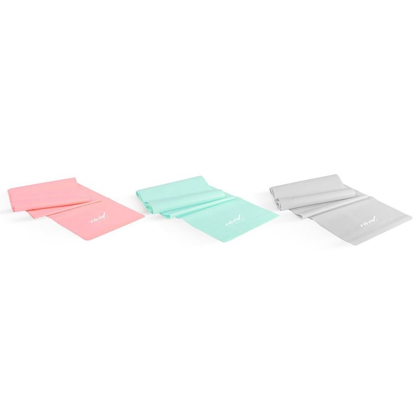 Vivid EXERCISE BAND SET 3pcs, Powerband & Mini band