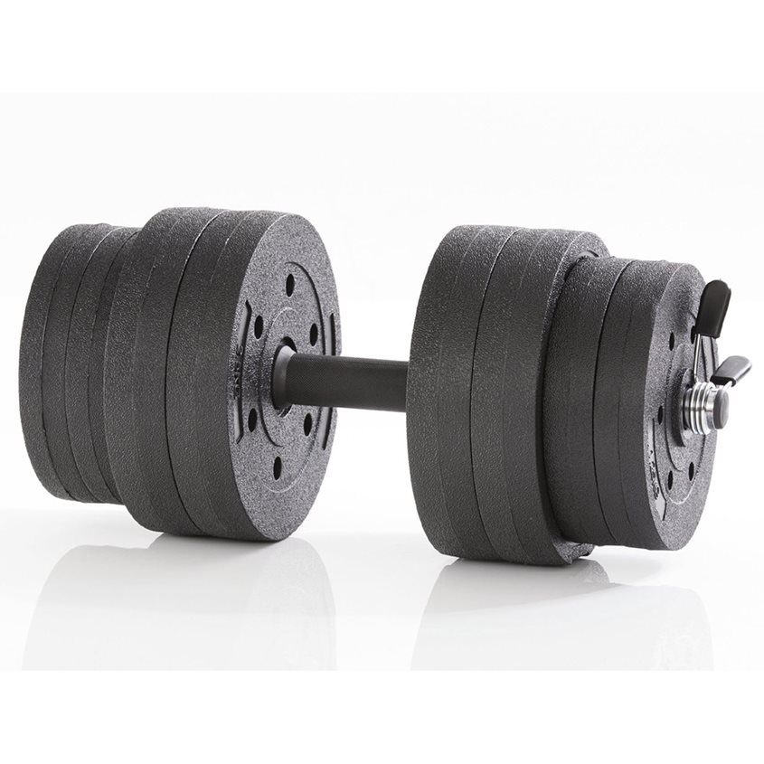 Gymstick Active 15kg Vinyl Dumbbell Set, Manualsett