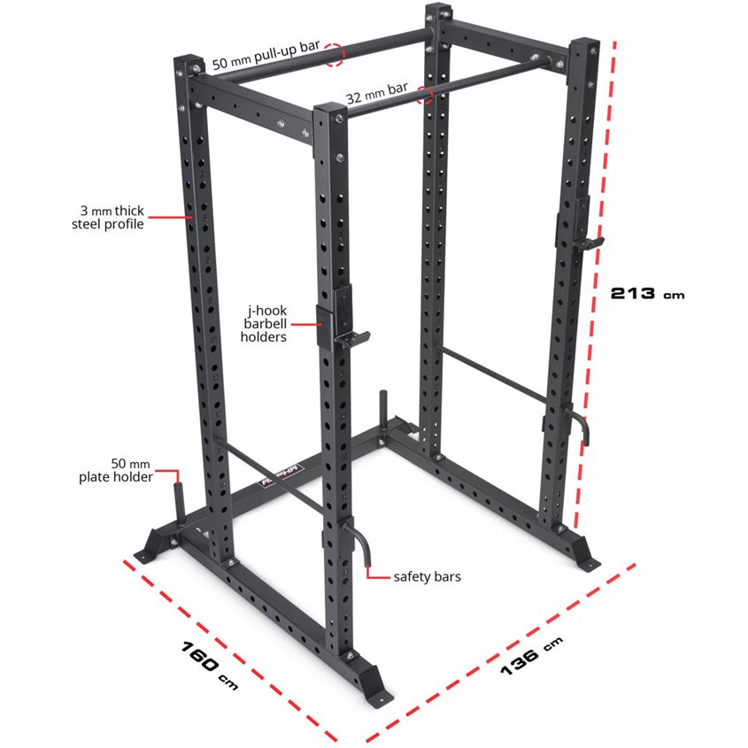 Gymstick Alpha Power Rack, Power rack - Kraftmark