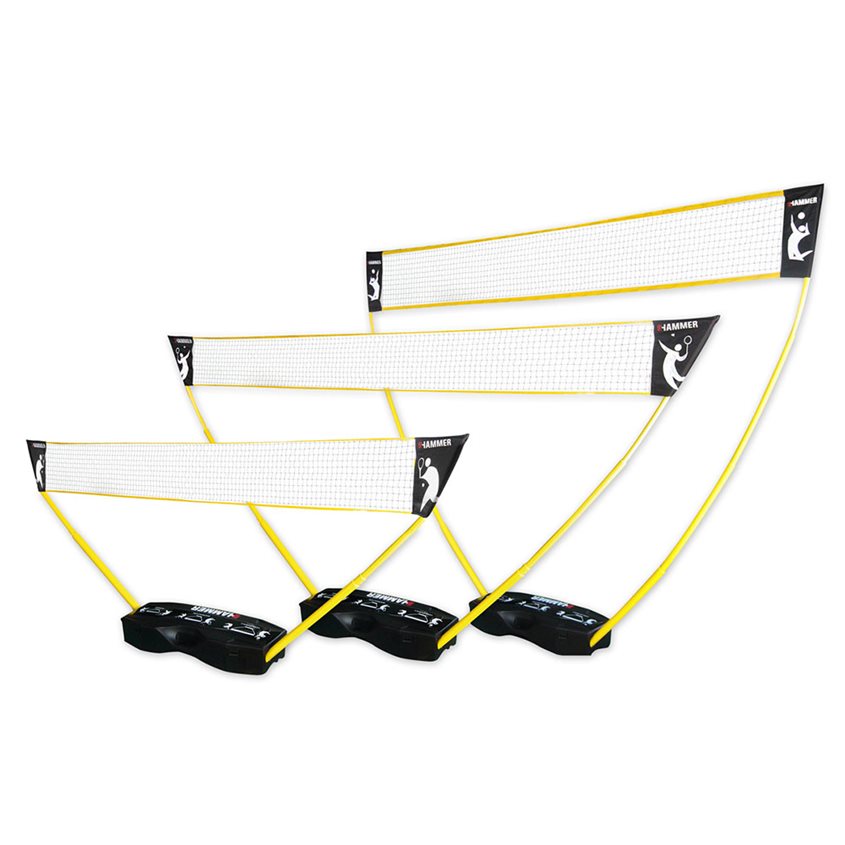 Hammer Sport 3-I-1 Set Lentopallo Sulkapallo