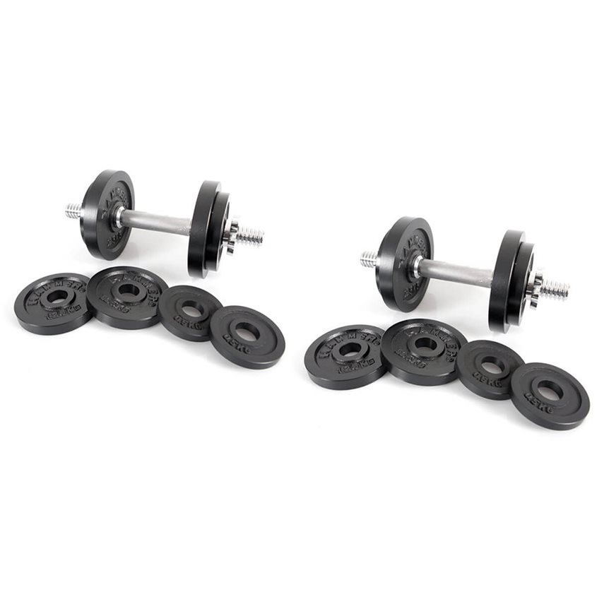 Hammer Sport Hammer Dumbbell Set Black 30kg (2x item 6721), Manualsett
