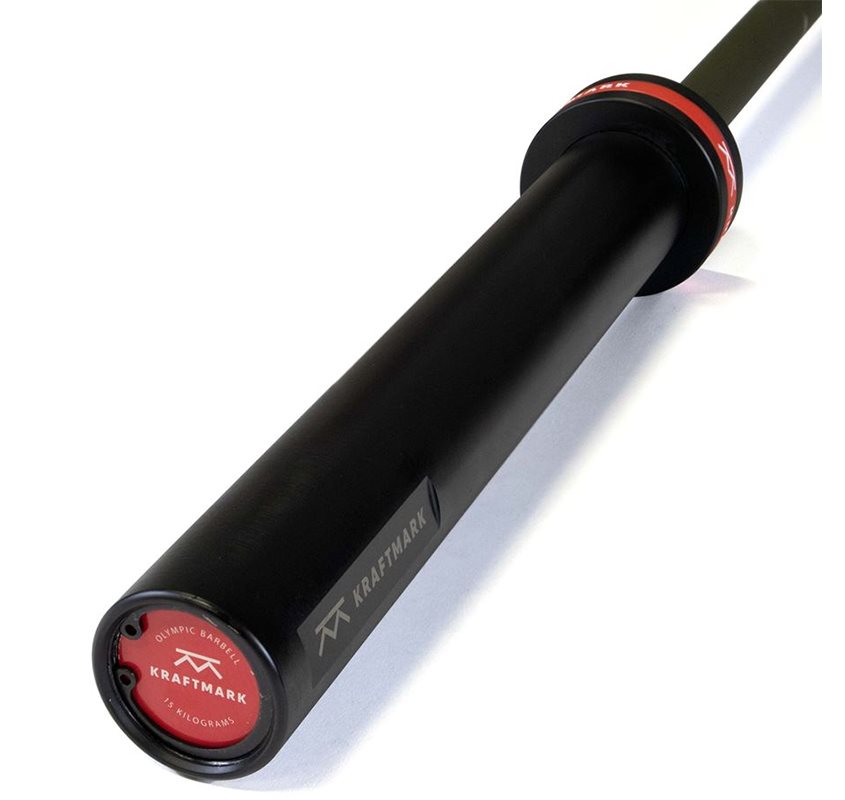 Kraftmark Olympisk vektstang 50 mm - Cerakote CF Bar Green 15kg, Vektstang
