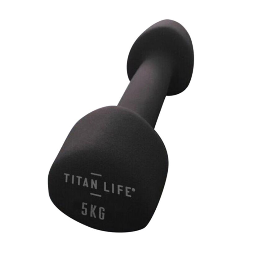Titan Life PRO Dumbbell Aerobic Styckvis, Neoprenhantel, Manualer Neopren Vinyl