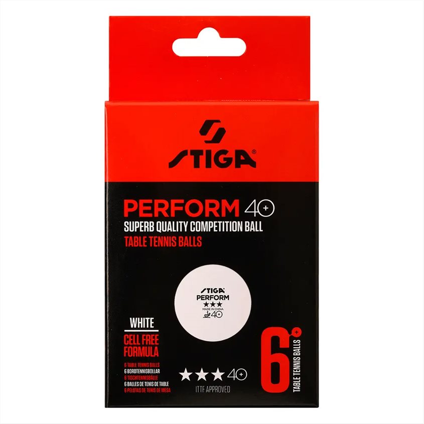 STIGA Ball Perform ABS 6-P, Bordtennisbollar