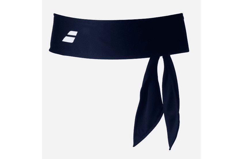 Babolat Tie Headband Black, Pannband