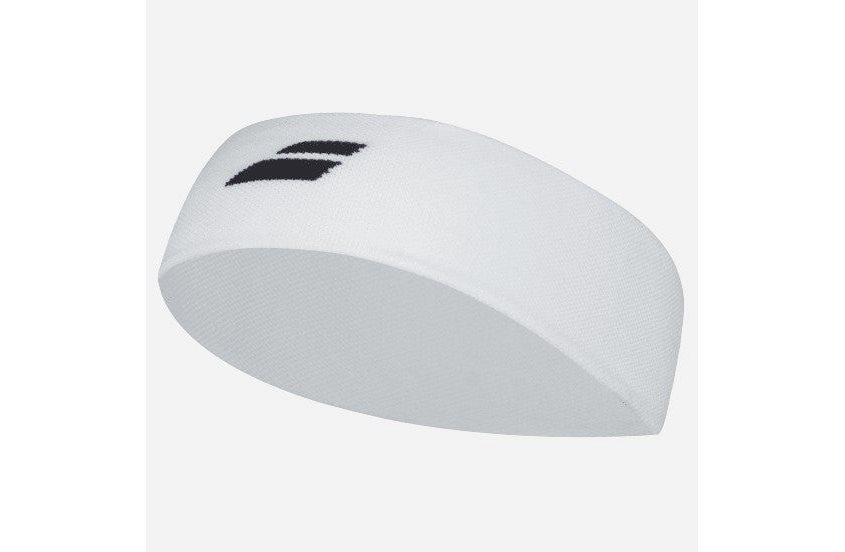 Babolat Headband Logo White, Pannebånd