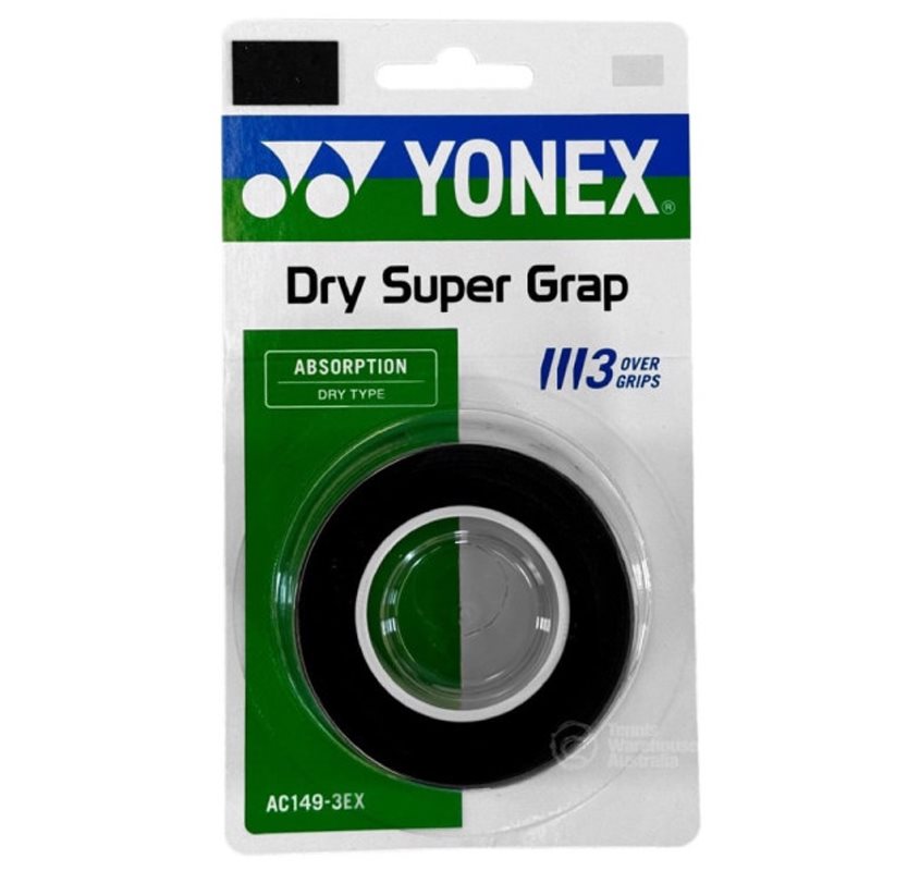 Yonex Dry Super Grap 3Wraps, Tennis grepplinda