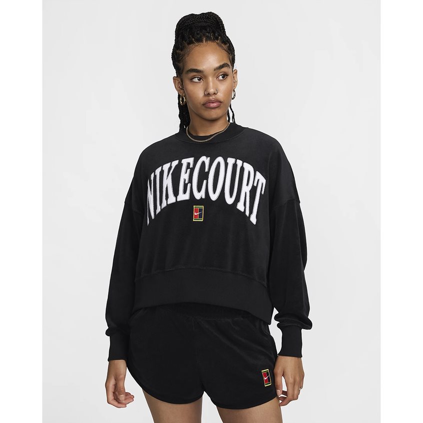 Nike W Court Heritage Over-Oversized Crew, Padel- & tenniströja dam