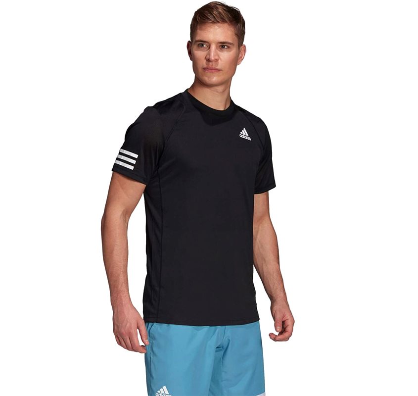 Adidas Club 3-Stripes Tee, Padel- och tennis T-shirt herr