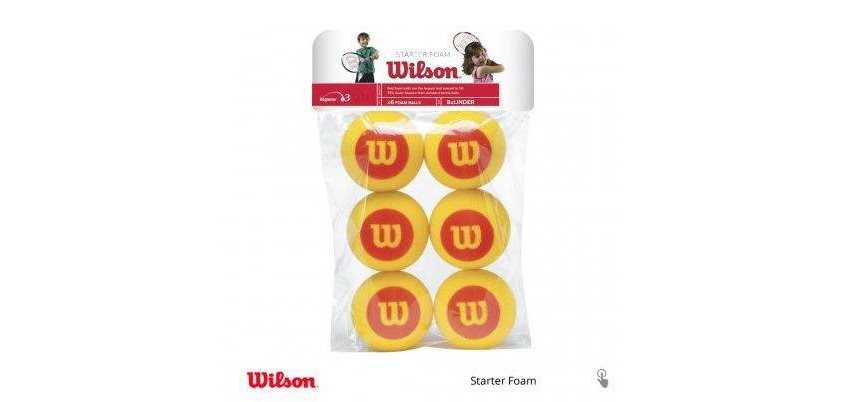 Wilson Starter Foam (6-Pack), Tennisballer