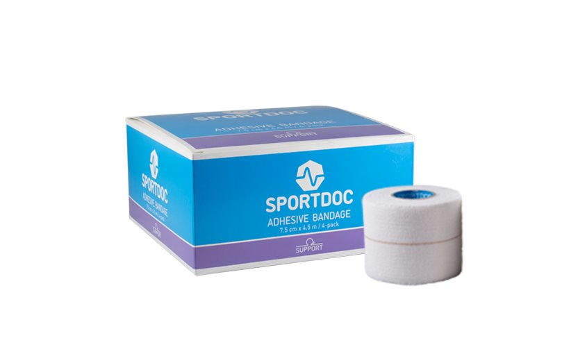 Sportdoc Adhesive Bandage 7,5 cm x 4,5 m, Bandasje