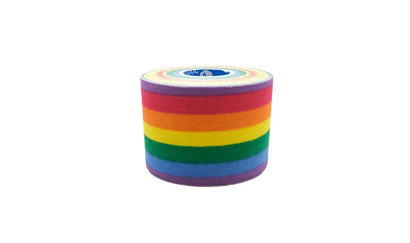 Sportdoc Kinesiology Tape 50mm x 5m Rainbow, Tape