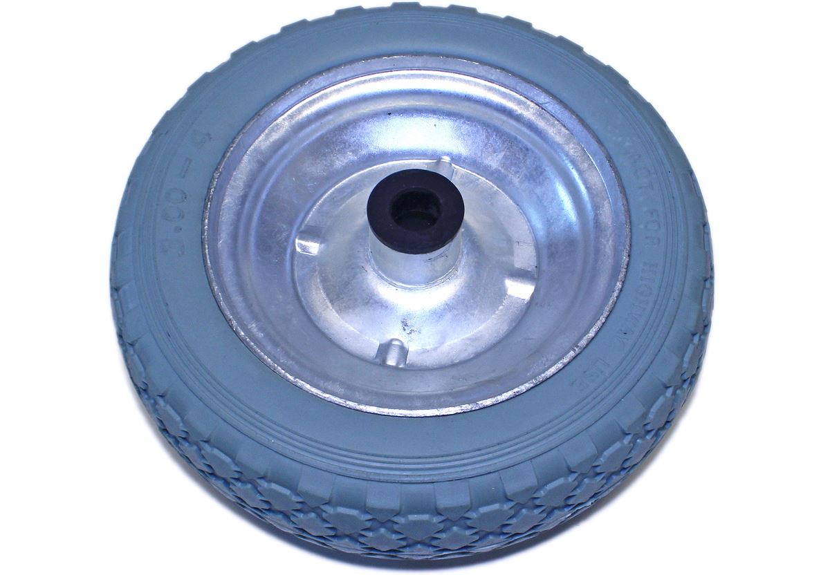 TK-Trailer Sidostödhjul massivt gummi, plåtfälg 2,50x4"