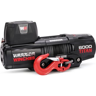 Warrior Winches Titan 6000 Elektrisk vinsch 12V - Armortek Extreme