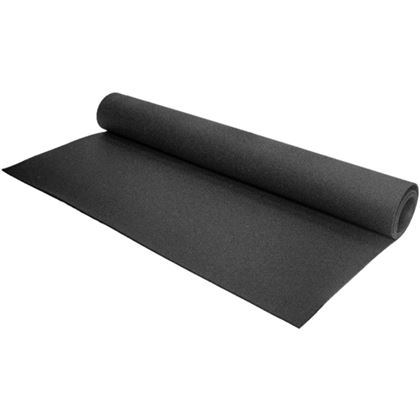 Stockz Sportsflooring Black 8mm 10 x 1,25m, Gymgolv