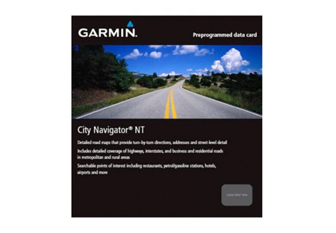 Garmin China NT – engelsk Garmin microSD™/SD™ card: City Navigator®