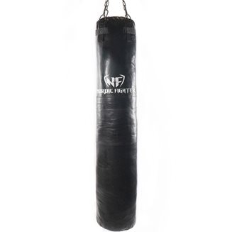Nordic Fighter Thai-sekk, Fylt, Ekte Lær, Boksesekk