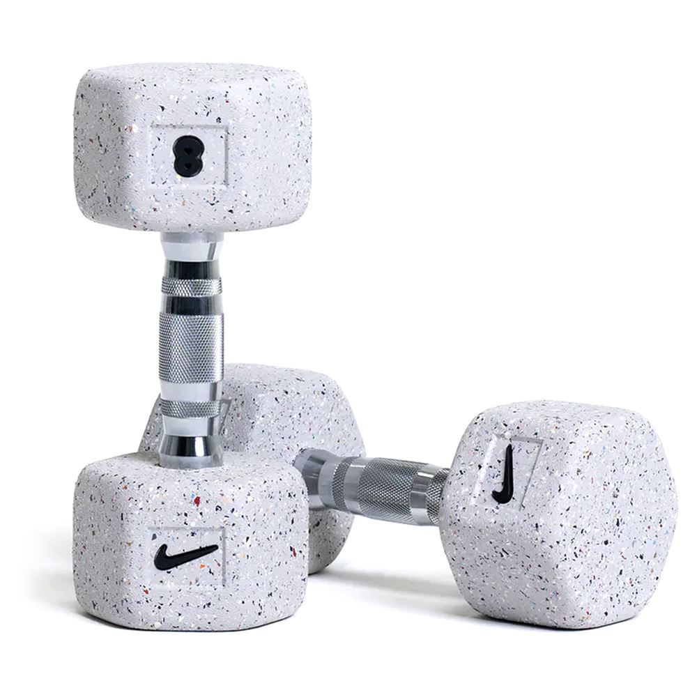 Nike Strength Grind Dumbbell Pair, Manualer Gummi