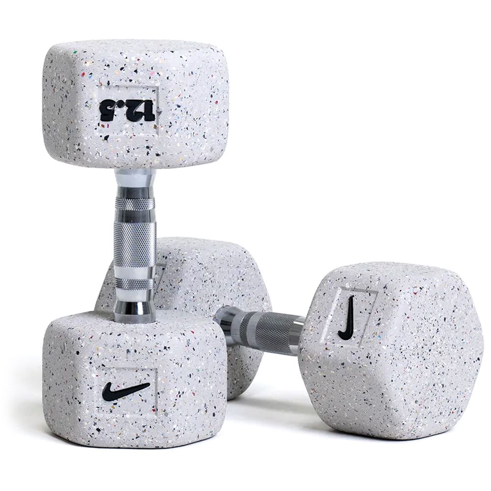 Nike Strength Grind Dumbbell Pair, Manualer Gummi