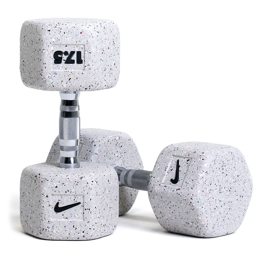Nike Strength Grind Dumbbell Pair, Manualer Gummi
