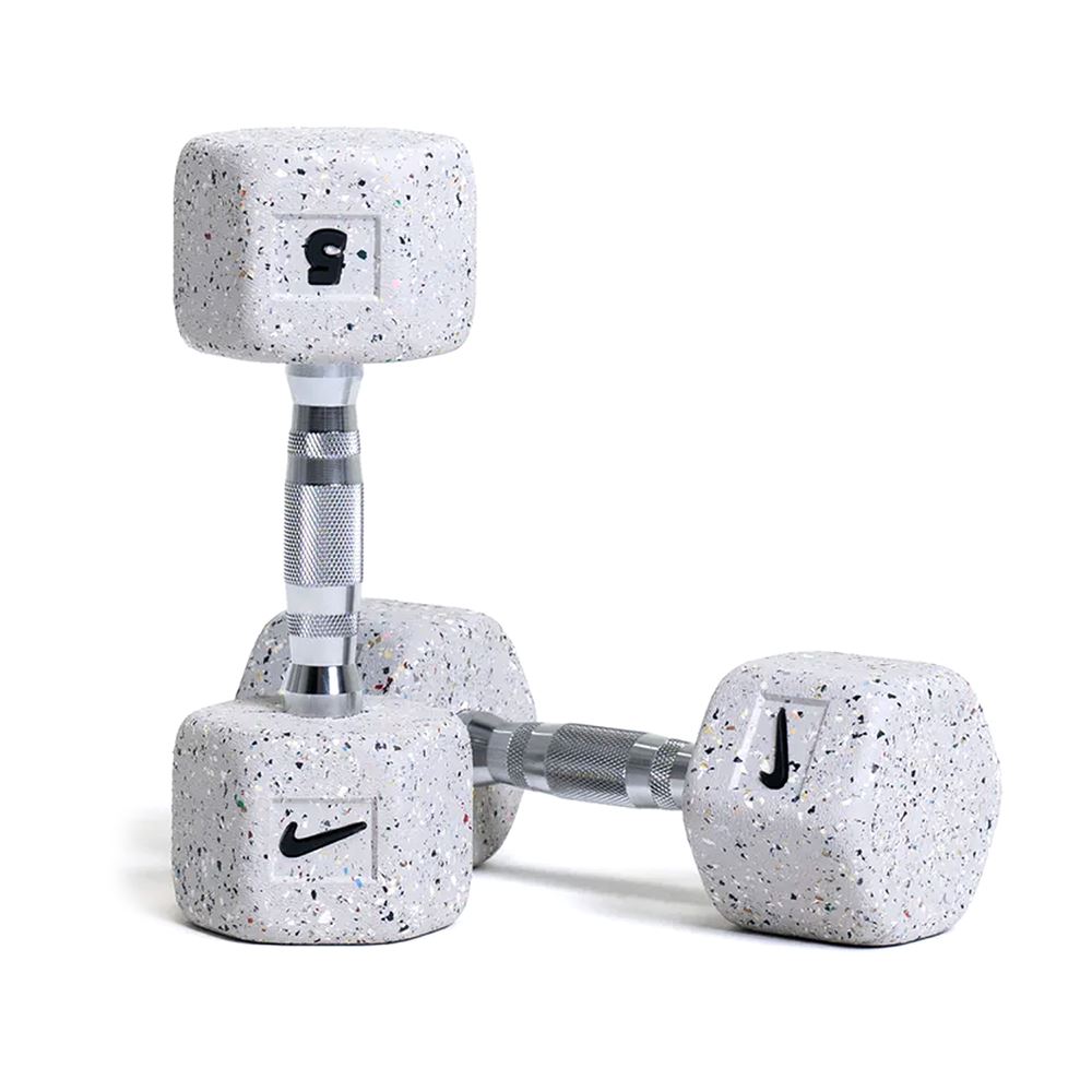 Nike Strength Grind Dumbbell Pair, Manualer Gummi