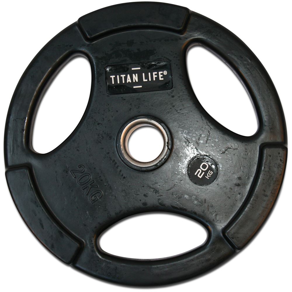 Titan LIFE Weight Disc Pro 50 mm, Viktskivor gummerade | Offcourt - Hemmaträning - Viktskivor - Viktskivor Gummerade | Padelspecialisterna