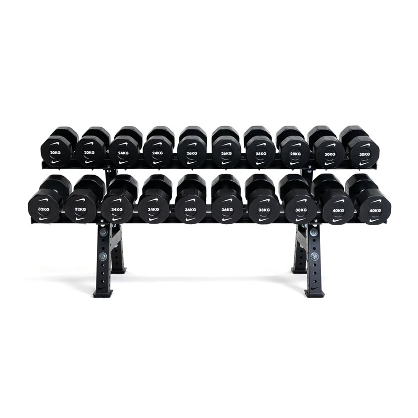 Nike Weight Rack Nike Strength Pro Urethane Dumbbell Rack - Bundle - Kraftmark