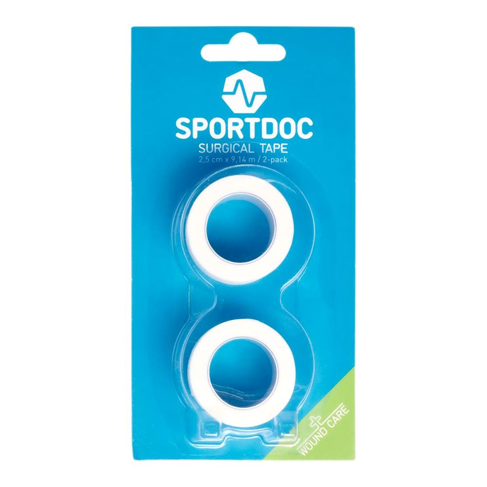 Sportdoc Surgical Tape 2,5cm x 9,14 m | Offcourt - Återhämtning - Sår & skador - Tejp | Padelspecialisterna
