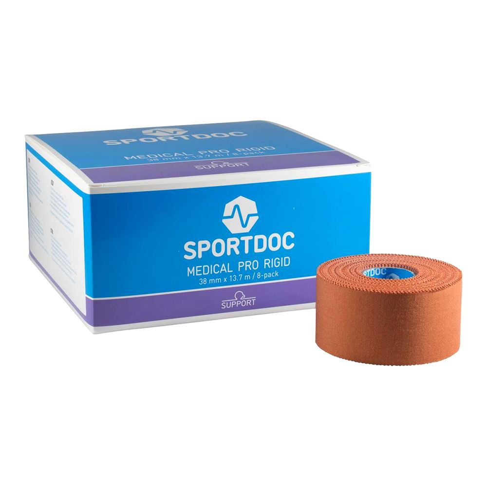 Sportdoc Medical Pro Rigid 38mm x 10m | Offcourt - Återhämtning - Sår & skador - Tejp | Padelspecialisterna
