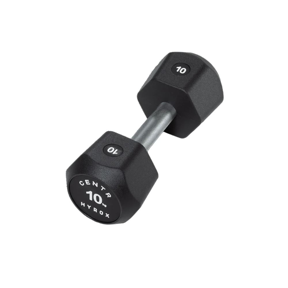 CENTR x HYROX Urethane Dumbbell, Hex hantler