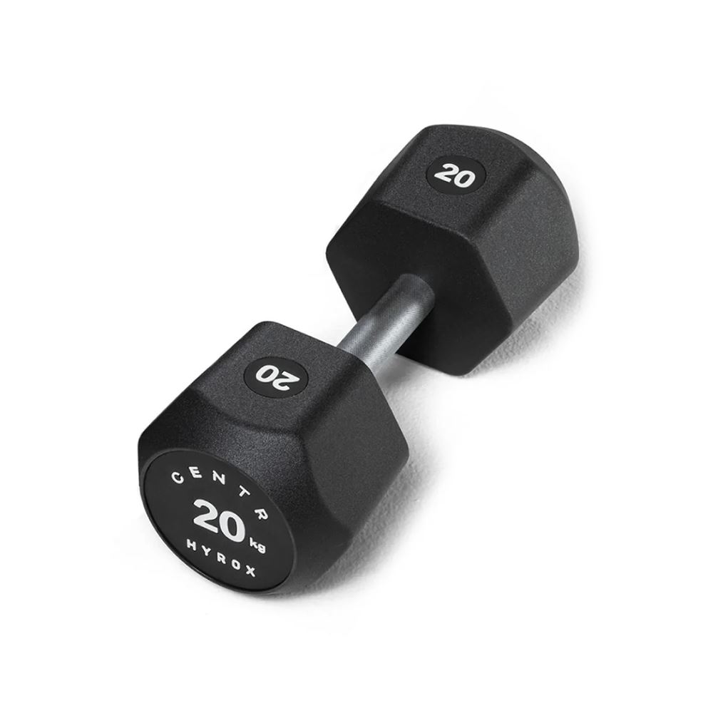CENTR x HYROX Urethane Dumbbell, Hantlar Hex | Offcourt - Hemmaträning - Hantlar - Hantlar Hex | Padelspecialisterna