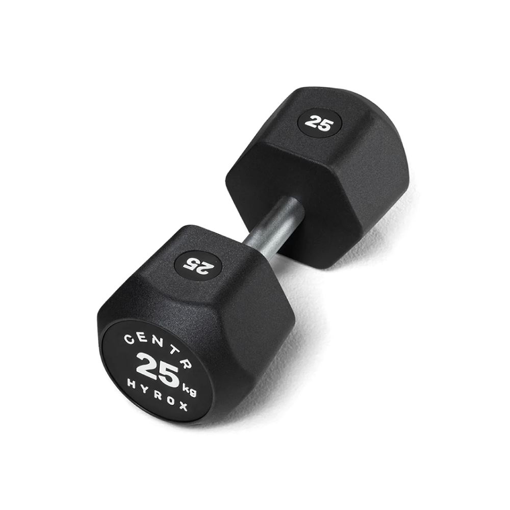 CENTR x HYROX Urethane Dumbbell, Hex hantler